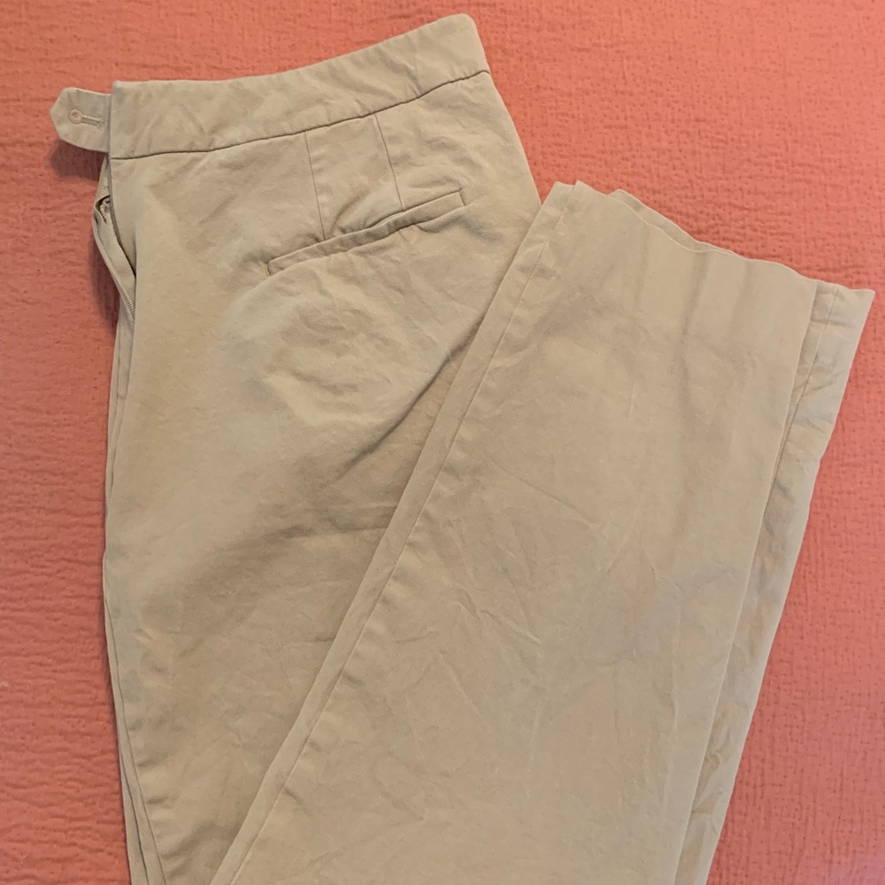 Talbots Chatham Ankle Curvy Fit sz 10 tan/khaki
